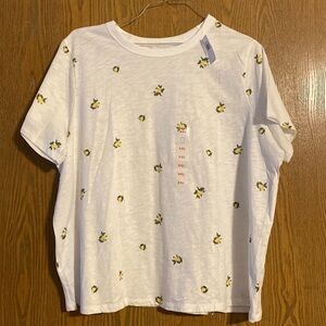 Old Navy XXL Tee Lemons/Flowers